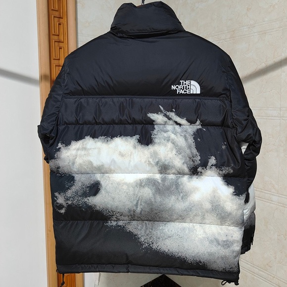 The North Face 1992 Nuptse "Cloud" Print Down Jacket - Picture 2 of 8